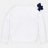 Mayoral 3401-80 Bluza dziewczęca kolor biały