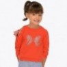 Mayoral 3401-81 Bluza dziewczęca kolor czerwony