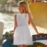 Mayoral 6915-10 Sukienka dziewczęca kolor biały