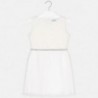 Mayoral 6915-10 Sukienka dziewczęca kolor biały