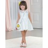 Abel & Lula 5042-1 Sukienka dziewczęca kolor biały