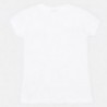 Mayoral 854-25 Koszulka dziewczęca kolor biały