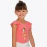 Mayoral 3001-19 Koszulka dziewczęca kolor geranium