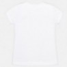 Mayoral 6003-14 Koszulka dziewczęca kolor biały