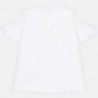 Mayoral 6006-33 Koszulka dziewczęca kolor biały