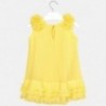 Mayoral 3926-61 Sukienka plisowana dziewczęca żółta