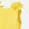 Mayoral 3926-61 Sukienka plisowana dziewczęca żółta
