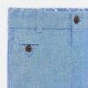Mayoral 1522-75 Spodnie lniane chłopięce niebieskie