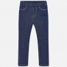 Mayoral 3527-80 Spodnie długie jeans nadruk kolor W groszki