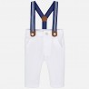 Mayoral 1512-50 Spodnie chłopięce kolor biały