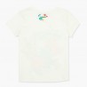 Boboli t-shirt dla dziewczynki biały 407113-1111
