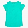Boboli t-shirt dla dziewczynki niebieski 407124-4459