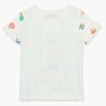 Boboli t-shirt dla dziewczynki biały 407157-1111