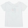 Boboli koszulka dla dziewczynki biała 437172-1100