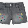Boboli spodenki jeans dla dziewczynki szare 467119-GREY