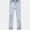 Mayoral 6503-69 Spodnie dziewczęce długie jeans niebieskie