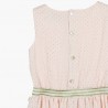 Boboli Szyfonowa sukienka dla dziewczynki różowa 727242-9049