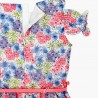 Boboli Szyfonowa sukienka dla dziewczynki kolorowa 727411-9050