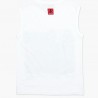 Boboli Bawełniana koszulka dla chłopca biała 837266-1100