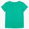 Boboli t-shirt dla dziewczynki zielony 417125-4455