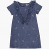 Boboli sukienka dla dziewczynki niebieska 437071-BLUE