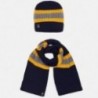 Mayoral 10483-66 Komplet zimowy chłopięcy czapka szalik