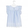 Losan Sukienka dla dziewczynki w paski Niebieska 916-7032AA-485