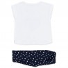 Losan Komplet dla dziewczynki bluzka i getry biały 916-8000AA-001