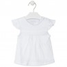 Losan T-Shirt dziewczęcy z krótkim rękawem biały 918-1009AA-001