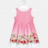 Mayoral 3932-15 Sukienka dla dziewczynki w groszki różowa