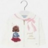 Bluza z nadrukiem na stójce dla dziewczynki Mayoral 2438-77