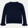 Sweter z falbanką pod szyję dla dziewczynki Mayoral 4303-17