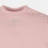 Bluza bawełniana z perełkami dziewczęca Mayoral 7403-41