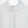 Bluzka elegancka z kołnierzykiem z cekinami dziewczęca Mayoral 7104-51