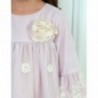 Sukienka tiul z haftem elegancka dziewczęca Abel & Lula 5530-44 Różowy