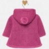 Płaszczyk swetrowy z kapturem dla dziewczynki Mayoral 2304-60 Malina