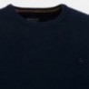 Sweter bawełniany gładki dla chłopca Mayoral 354-41 Granatowy