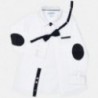 Koszula z długim rękawem z muszką chłopięca Mayoral 4126-83 Biały