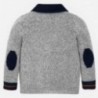 Sweter trykotowy elegancki dla chłopca Mayoral 4437-76 Szary