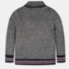 Ciepły sweter z kołnierzem szalowym dla chłopca Mayoral 7310-38 Granat