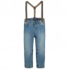 Mayoral 3551-5 Spodnie dł.jeans z szelkami 
