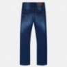 Spodnie z miękkiego jeansu chłopięce Mayoral 7509-52 Ciemny