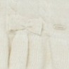 Sweter rozpinany dzianinowy z falbankami dla dziewczynki Mayoral 2316-27 Piasek