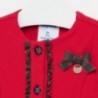 Bluza bawełniana elegancka dla dziewczynki Mayoral 2424-74 Szkarłat