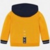 Bluza bawełniana sportowa z kapturem dla chłopca Mayoral 4455-20 Karmel