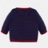 Sweter w paski trykotowy chłopięcy Mayoral 2306-93 Burgund