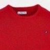 Sweter bawełniany pod szyję chłopięcy Mayoral 311-21 Czerwony