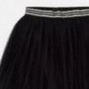 Spódnica midi plisowana tiulowa dziewczęca Mayoral 7913-39 Czarny