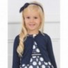 Sweterek trykotowy dla dziewczynki Abel & Lula 5305-32 Granat