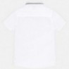 Mayoral 3128-83 Koszula k/r z lamówką dziecięca Biały